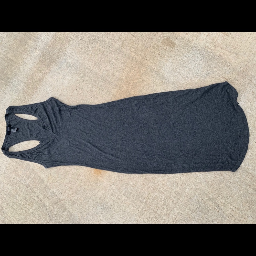 Racerback jersey dress
